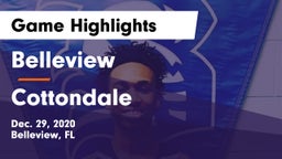 Belleview  vs Cottondale  Game Highlights - Dec. 29, 2020