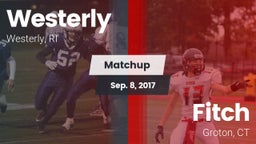 Matchup: Westerly  vs. Fitch  2017