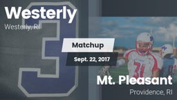 Matchup: Westerly  vs. Mt. Pleasant  2017