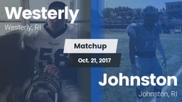 Matchup: Westerly  vs. Johnston  2017