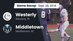 Recap: Westerly  vs. Middletown  2018
