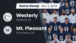 Recap: Westerly  vs. Mt. Pleasant  2018
