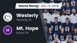 Recap: Westerly  vs. Mt. Hope  2018