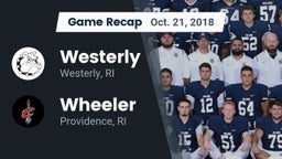 Recap: Westerly  vs. Wheeler 2018