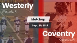Matchup: Westerly  vs. Coventry  2019