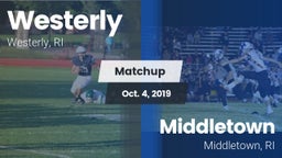 Matchup: Westerly  vs. Middletown  2019