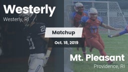 Matchup: Westerly  vs. Mt. Pleasant  2019