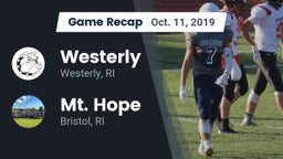 Recap: Westerly  vs. Mt. Hope  2019