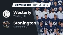 Recap: Westerly  vs. Stonington  2019