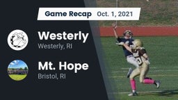 Recap: Westerly  vs. Mt. Hope  2021