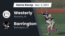 Recap: Westerly  vs. Barrington  2021