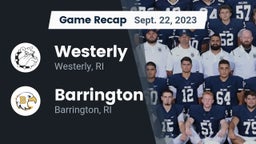 Recap: Westerly  vs. Barrington  2023