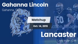 Matchup: Gahanna Lincoln vs. Lancaster  2016