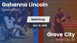 Matchup: Gahanna Lincoln vs. Grove City  2016