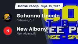 Recap: Gahanna Lincoln  vs. New Albany  2017