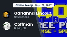 Recap: Gahanna Lincoln  vs. Coffman  2017