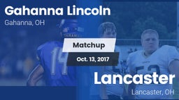 Matchup: Gahanna Lincoln vs. Lancaster  2017
