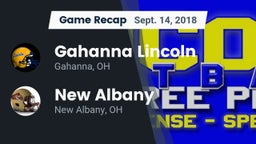 Recap: Gahanna Lincoln  vs. New Albany  2018