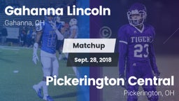 Matchup: Gahanna Lincoln vs. Pickerington Central  2018