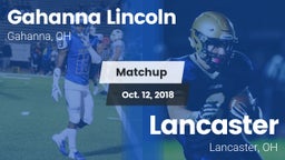 Matchup: Gahanna Lincoln vs. Lancaster  2018