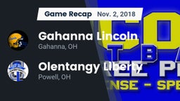 Recap: Gahanna Lincoln  vs. Olentangy Liberty  2018