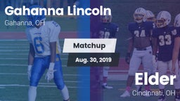Matchup: Gahanna Lincoln vs. Elder  2019