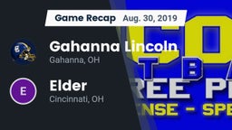 Recap: Gahanna Lincoln  vs. Elder  2019