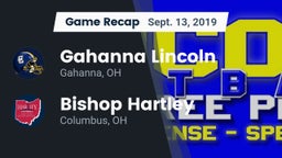 Recap: Gahanna Lincoln  vs. Bishop Hartley  2019