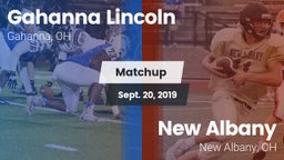Matchup: Gahanna Lincoln vs. New Albany  2019