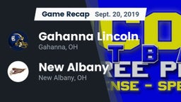 Recap: Gahanna Lincoln  vs. New Albany  2019