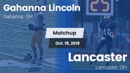 Matchup: Gahanna Lincoln vs. Lancaster  2019