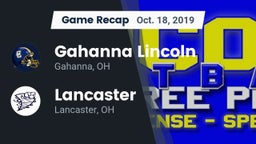 Recap: Gahanna Lincoln  vs. Lancaster  2019