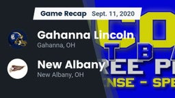Recap: Gahanna Lincoln  vs. New Albany  2020