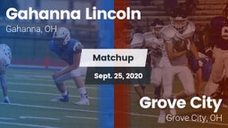 Matchup: Gahanna Lincoln vs. Grove City  2020