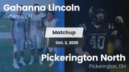 Matchup: Gahanna Lincoln vs. Pickerington North  2020