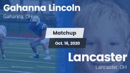 Matchup: Gahanna Lincoln vs. Lancaster  2020