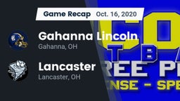 Recap: Gahanna Lincoln  vs. Lancaster  2020