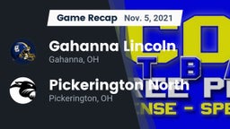Recap: Gahanna Lincoln  vs. Pickerington North  2021