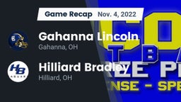 Recap: Gahanna Lincoln  vs. Hilliard Bradley  2022