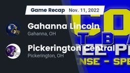 Recap: Gahanna Lincoln  vs. Pickerington Central  2022