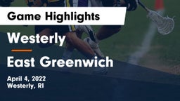 Westerly  vs East Greenwich Game Highlights - April 4, 2022