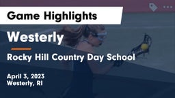 Westerly  vs Rocky Hill Country Day School Game Highlights - April 3, 2023