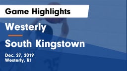 Westerly  vs South Kingstown  Game Highlights - Dec. 27, 2019