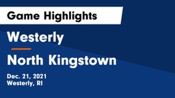 Westerly  vs North Kingstown  Game Highlights - Dec. 21, 2021