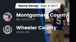 Recap: Montgomery County  vs. Wheeler County  2017