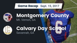 Recap: Montgomery County  vs. Calvary Day School 2017