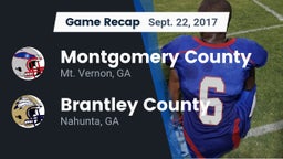 Recap: Montgomery County  vs. Brantley County  2017