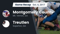 Recap: Montgomery County  vs. Treutlen  2017