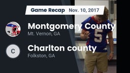 Recap: Montgomery County  vs. Charlton county  2017