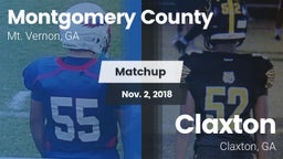 Matchup: Montgomery County vs. Claxton  2018